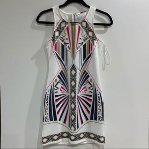 Pure Hype Kim K Dress in Pink White Fushia